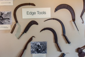 A display of tools produced in the Foundry