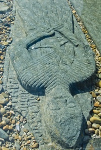 Effigy of Domhnall Mac Gilleasbuig, tenant of Finlaggan in the 1540s