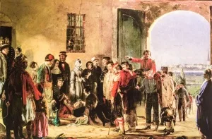 The Mission of Mercy, by Jerry Barrett, 1856