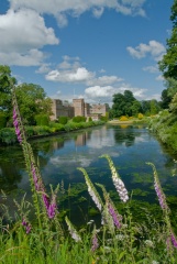 The abbey and Long Pond