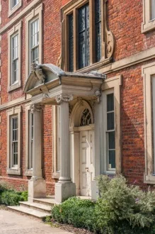 Neo-classical side entrance