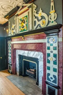 Fireplace in the great hall