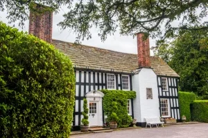 The main visitor entrance