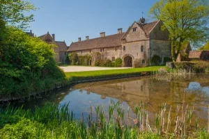 The gatehouse and barn