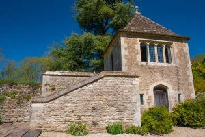 Restored garden pavillion