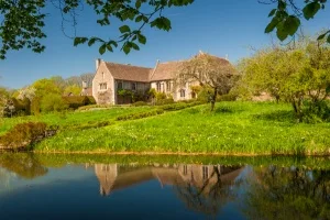 The manor from the stew pond