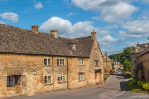 Entering the village