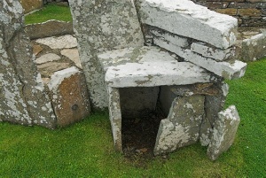 A stone cupboard