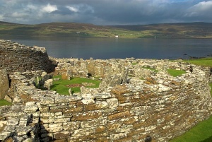 Looking across to Rousay