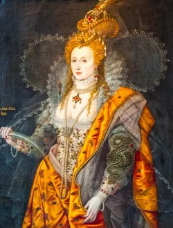 The Rainbow Portrait in the Marble Hall