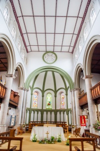 The high altar and narthex