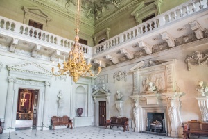 The magnificent Marble Hall at Houghton