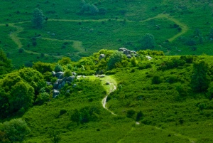 The path from the Tor to the village