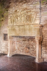 Fireplace in the lord's chamber