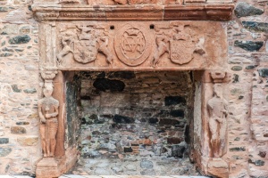The fireplace base