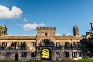 The gatehouse at Ilam Hall