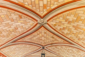 The chapel ceiling