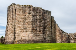 One of the 4 round towers