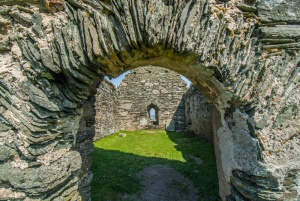 Looking into the chapel interior