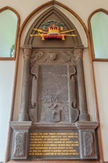 Rev. Grainger memorial, west wall