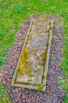 18th century grave in the churchyard