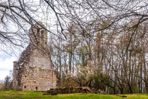Medieval church gable end
