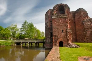 The gatehouse and drawbridge