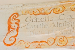 Rural Baroque style Biblical text painting