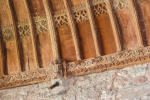 15th century roof carvings