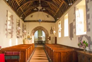 The nave, looking to the chancel arch
