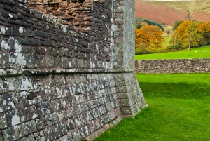 The priory church outer wall