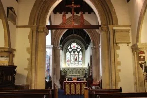 Looking towards the east window