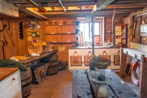 Workshop area inside the mill