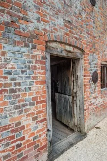 The mill side entrance