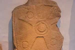 11th century cart wheel cross from St Nynnid
