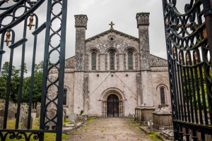 The abbey entrance
