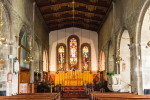 The church nave