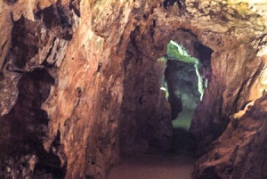 Inside the caves