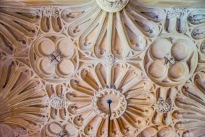 Fan vaulting of the porch ceiling