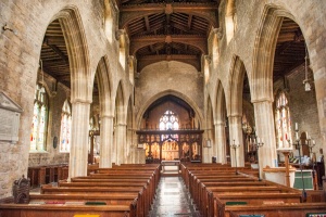 The church nave