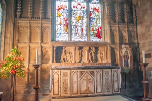 Indian marble altar