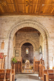 The Norman chancel arch