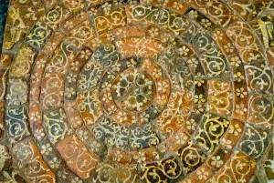 13th century tiles from Muchelney Abbey