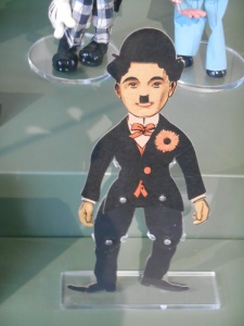 Charlie Chaplin 'dancing' puppet