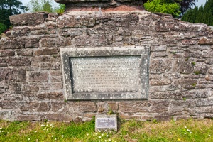 The Drummond memorial plaque