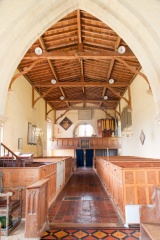 Looking west down the nave