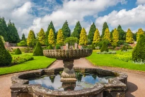 The formal gardens