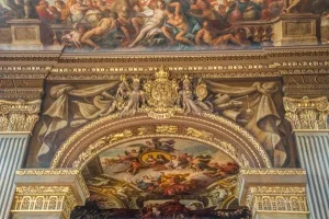 Archway to the upper hall