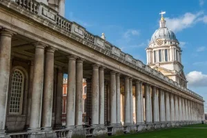 The Painted Hall tower and colonnade