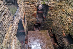 Inside the 16th century tower